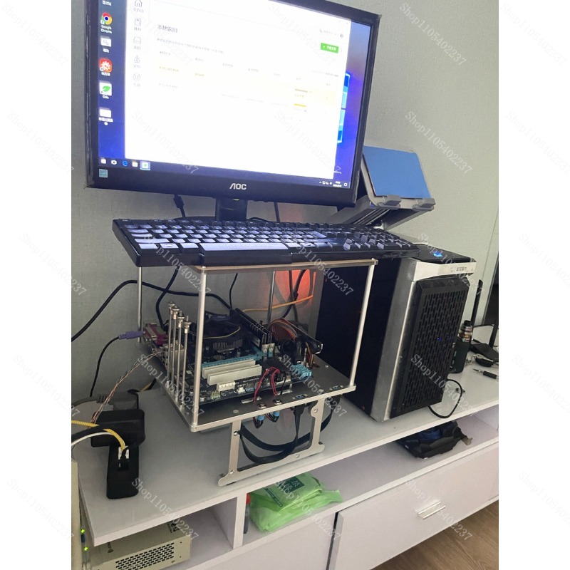 JXK-K2 Open Frame Aluminum Com - Aluminum Open Frame Test Bench Water Cooling 评论和价格